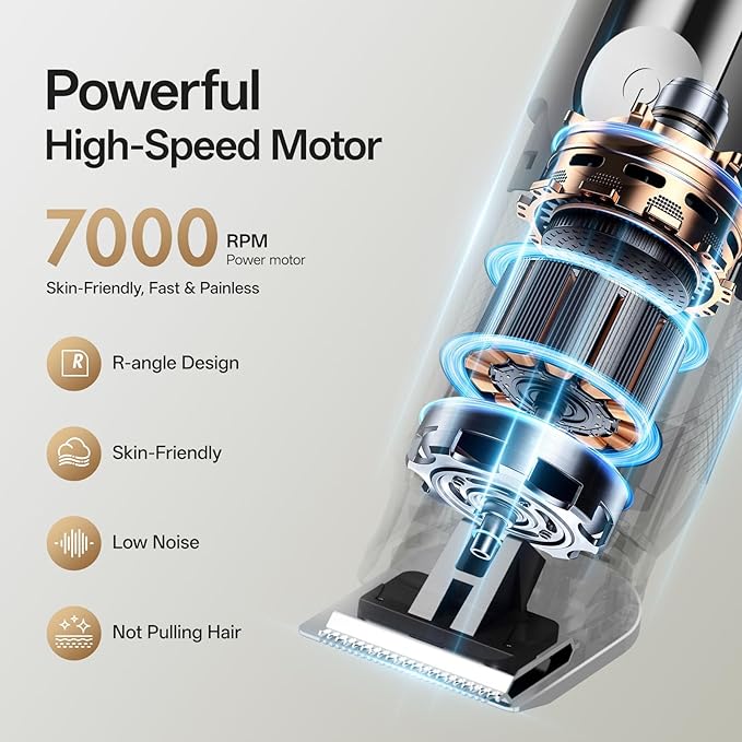PRITECH Body Hair Trimmer for Men, Dual-Head Public Trimmer & Foil Shaver - Waterproof Electric Razor for Men Wet/Dry Groomer, USB-C Rechargeable Ball Shaver with Ceramic Blades & Travel Lock, Black