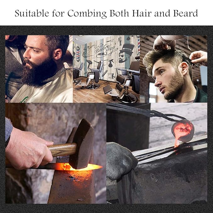 Folding Pocket Moustache Shaping Comb