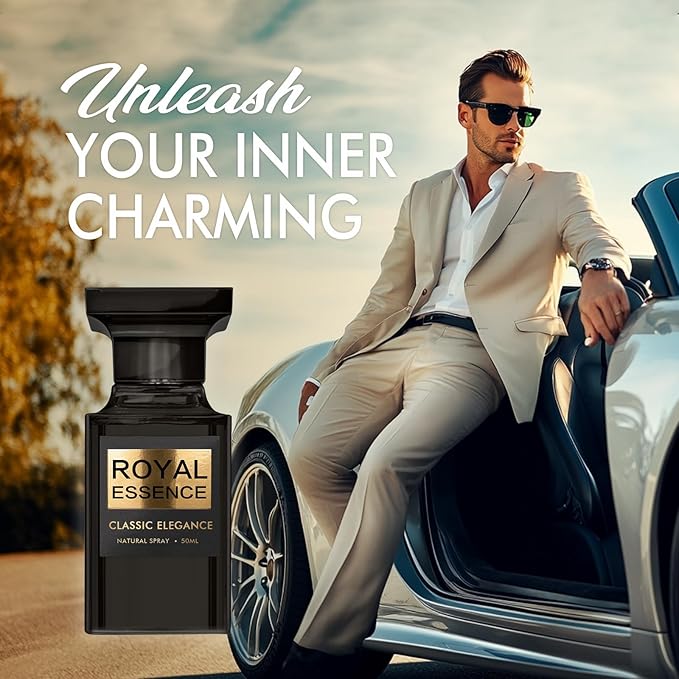 Pheromone Cologne for Men, Premium Long-Lasting Perfume Oil with Natural Notes, Masculine Scent to Boost Image and Confidence, Black, 1.7Fl Oz