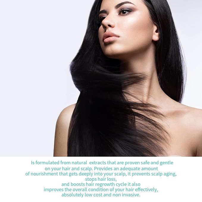 18ml Hair Regrowth Roll-On Serum Scalp care for thinning hair and hair loss concerns Natural ingredient formula - Hair regeneration - Density enhancement - Suitable for both men and women