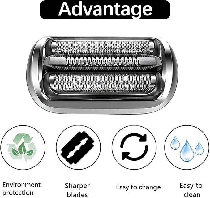 73S Replacement Head Compatible with S7 Shavers,Shaver Replacement Heads for Series 7 73S 7020s, 7025s, 7085cc, 7027cs, 7071cc and 7075cc