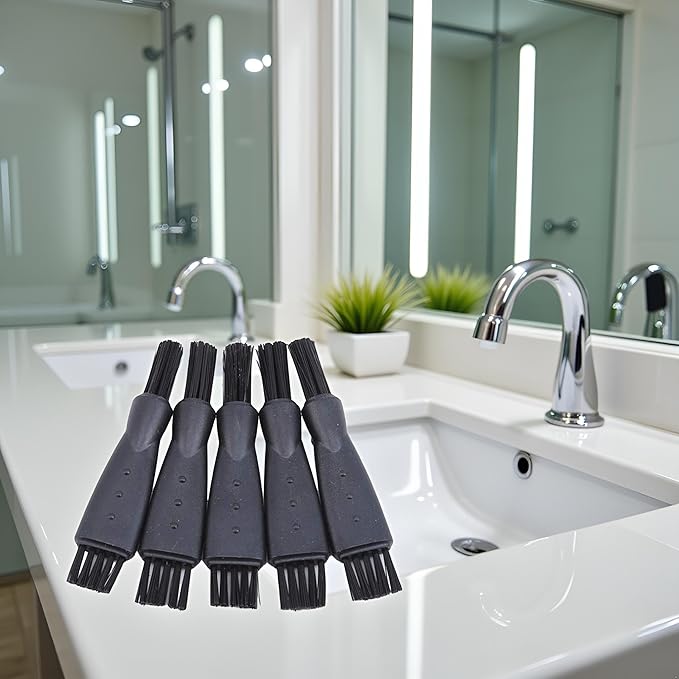Generic 5pcs Black Plastic Electric Shaver Cleaning Brush Replacement Brushes