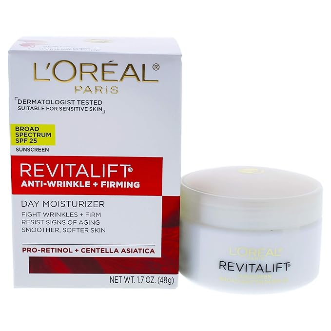 L'Oréal Paris Revitalift Anti-Wrinkle + Firming Day Cream SPF 18 Sunscreen, 1.7 oz.