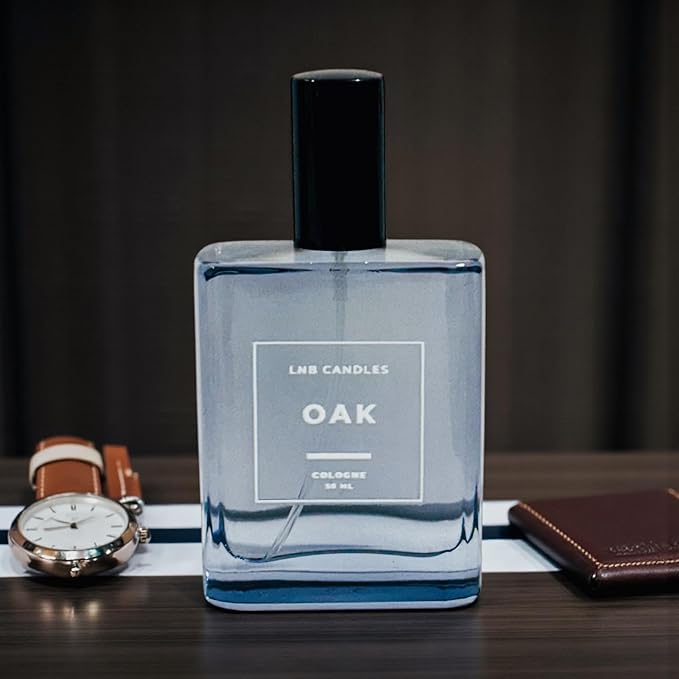 OAK Men’s Cologne – Clean Ingredients & Essential Oils – Fresh Woodsy Cedar Oak Scent – Long-Lasting Masculine Fragrance – Made in USA Long-Lasting Eau de Toilette