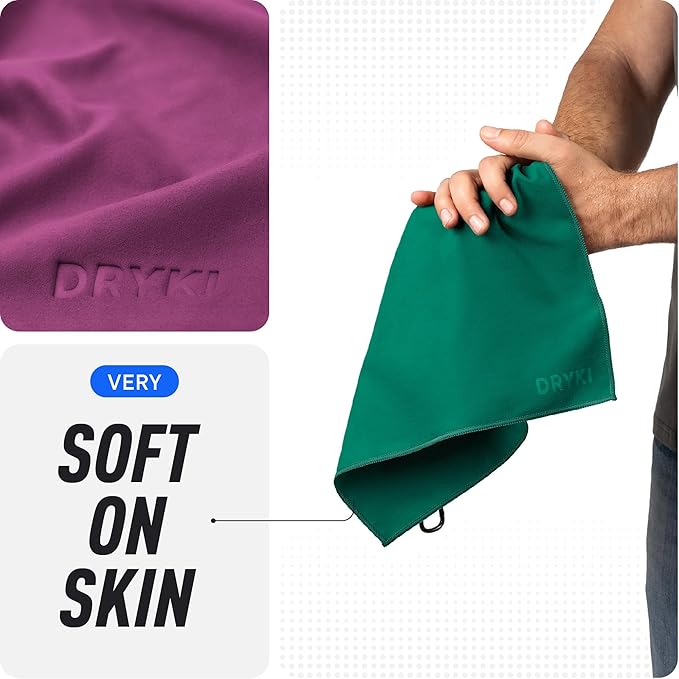 Pocket-Sized Sweat Towels - The Original Sweat Absorbing Handkerchiefs - Quick-Dry Microfiber Sweat Rags for Face, Hands, & Body - Gym, Sports, and Work (Summit: Large Size, 3 Pack)