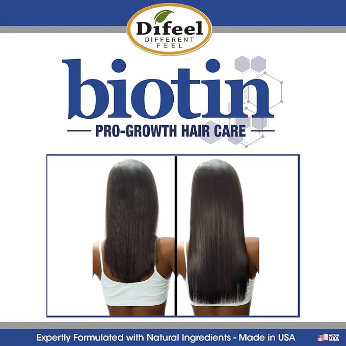 Difeel Pro-Growth Biotin Conditioner for Hair Growth 12 oz. - Conditioner for Thin Hair