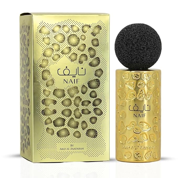 Ard al Zaafaran Naif Eau De Parfum Spray 100ml (3.4 Oz) – Long Lasting Arabian Perfume For Men, A Regal Blend of Richness, Mystery & Allure – A Captivating Perfume Men Will Adore with Amazing Notes