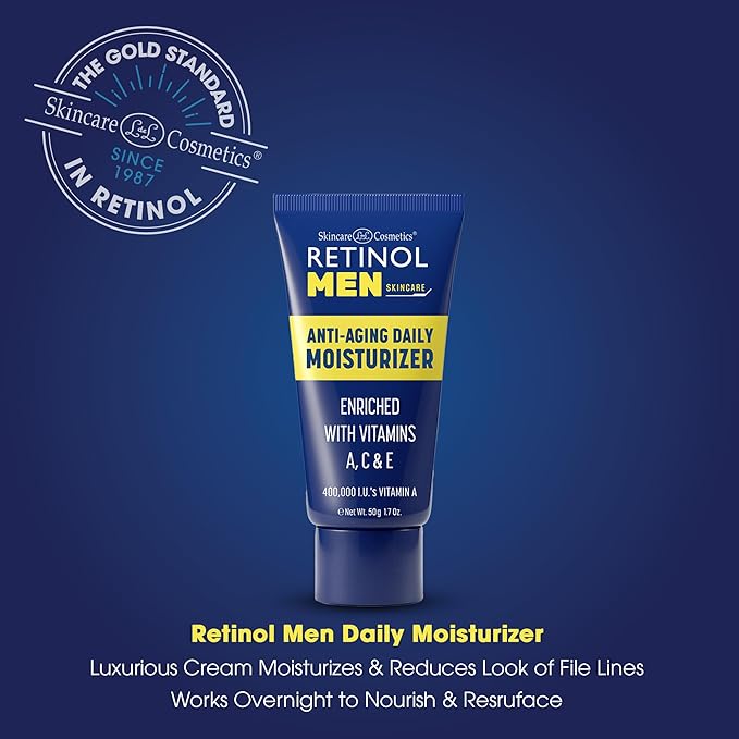 Retinol Daily Moisturizer for Men, 1.7 Fluid Ounce