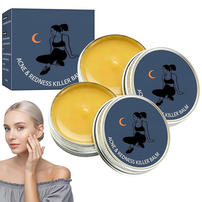 2PCS Acne & Redness Killer, Acne Set for Healthy Skin, Facial Cream With Marigold, Thistle, Lavender, Beeswax, Sea Buckthorn, Vitamin E - For All Skin Types Men & Women