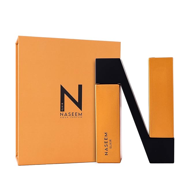 Naseem Elixir Eau De Parfum 60 ml, Alcohol-Free N-Collection, Unisex Woody & Fruity Fragrance for Men & Women, Long-Lasting Scent for Everyday Elegance