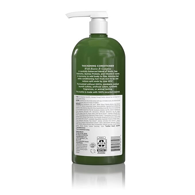 Avalon Organics Therapy Thickening Conditioner Biotin B-Complex, 32 oz