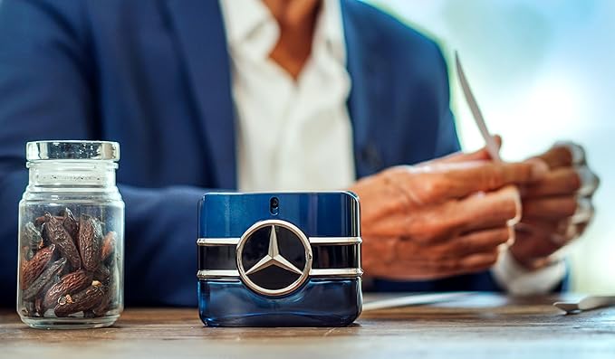 Mercedes Benz Sign - Eau de Parfum for Men - Long Lasting Mens Cologne - Tonka Bean, Lavender, Patchouli Cologne for Men - Perfume for Men - 3.4 oz