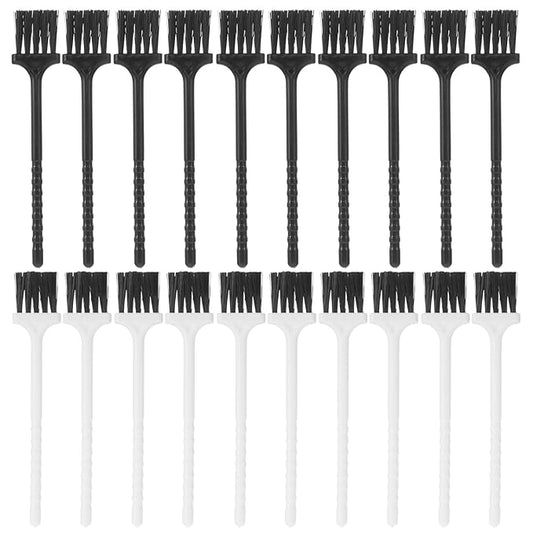 STOBAZA 20pcs Electric Shaver Cleaning Brushes for Razor Grooming, Narrow Crevice Cleaning Mini Brush Set Long Handle for Men’s Electric Razor Maintenance