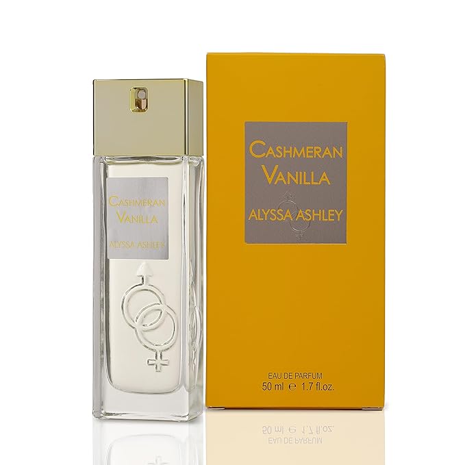 Alyssa Ashley Cashmeran Vanilla - Vanilla Perfume with White Amber, Patchouli, Salted Caramel, Musk - Elegant Perfumes for Women - 1.7 oz EDP Spray