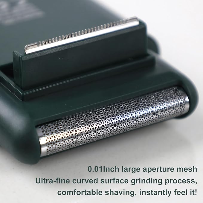 Electric Razor for Men, Mini Electric Foil Shavers with Beard Trimmer, Wet Dry Cordless Shaver,Portable Men’s Travel Razor for Shaving Face，USB-C Rechargeable - G
