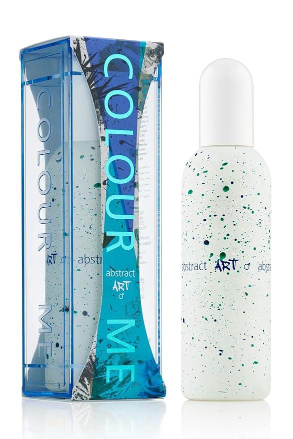 Milton-Lloyd Colour Me Abstract Art - Eau de Parfum - Long Lasting Perfume for Men - Patchouli, Sandalwood Cologne for Men - Woody Fragrances - 3 oz