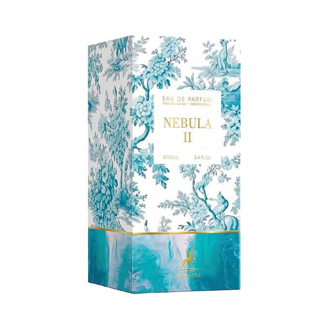 Maison Alhambra Nebula II – Floral, Sweet, Woody, Amber – Eau de Parfum Spray for Unisex, 3.4 Ounce / 100 ml