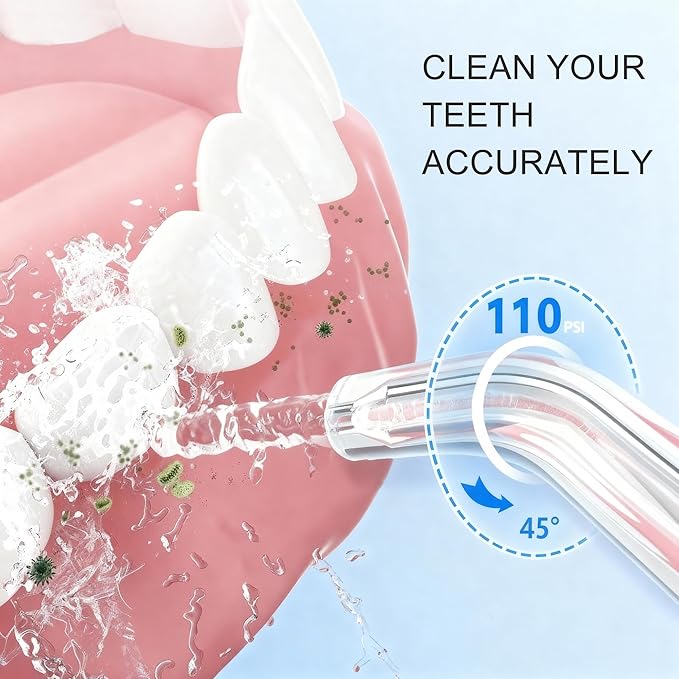 Water Flosser Replacement Heads Compatible with Onlyone FC5090, 7 Pack Classic Jet Tips for Oral Irrigator