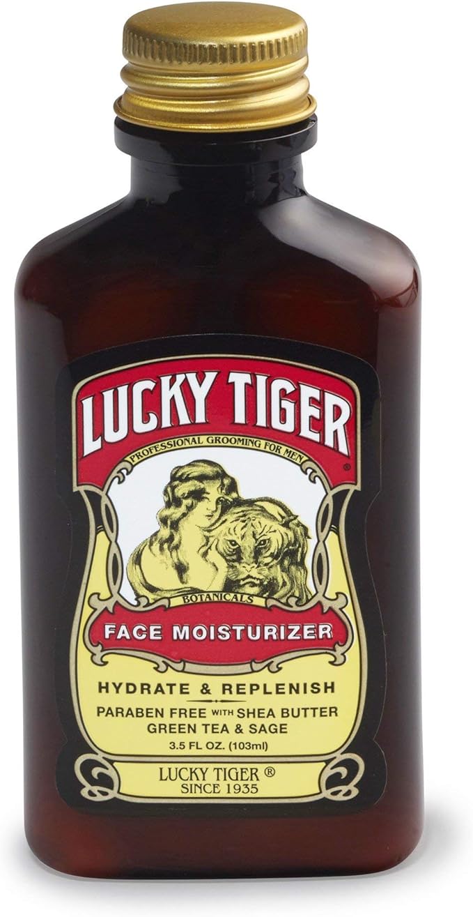 Lucky Tiger: Premium Facial Moisturizer, 3.5 oz (2 pack)