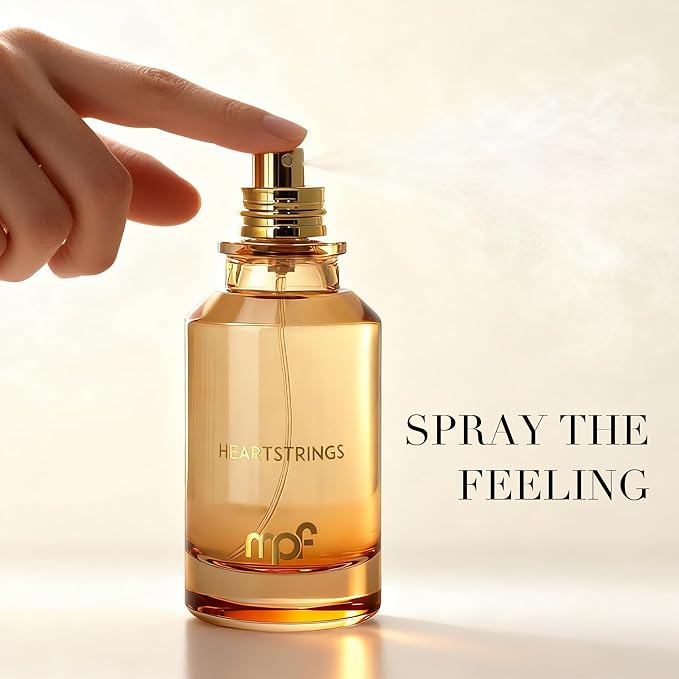 Heartstrings Unisex Eau de Parfum 100ml Bergamot Ginger Cologne Style Fragrance Long Lasting Sandalwood Amberwood Scent Perfume Gift for Men Women