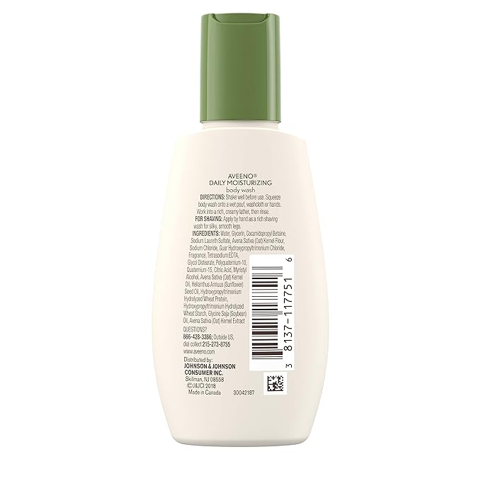 Aveeno Daily Moisturizing Body Wash, 2 Ounce (Pack of 2)