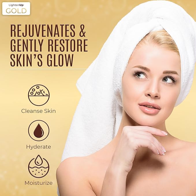 OMIC Lighten-Up LightenUp Anti-Aging Cleansing Bar Soap 200g - Anti-oxidant Properties, with Shea Butter and Argan Oil