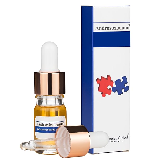 ANDROSTENONUM by Pherolec Global Male Pheromone Perfume Oil for Him Real Long-Lasting Original Best Men's Pheromones Cologne Essential Strong Spray Fragrance Essence Extra Strength Man 0.17 fl. oz