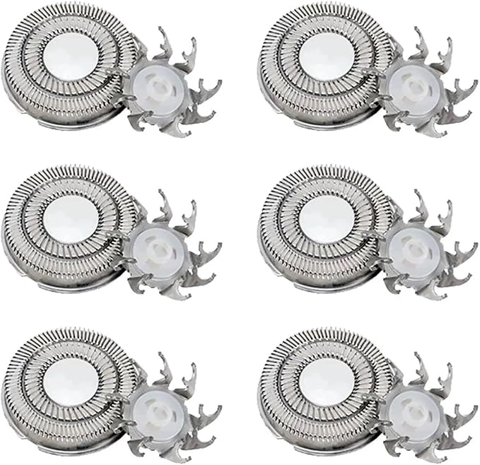 Replacement Shaver Heads for GLLAVA Electric Razor, 6 Pack