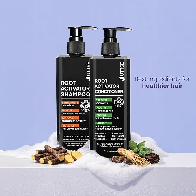 Root Activator Conditioner for Men: Deep Repair Treatment for Hair Growth and Thickening