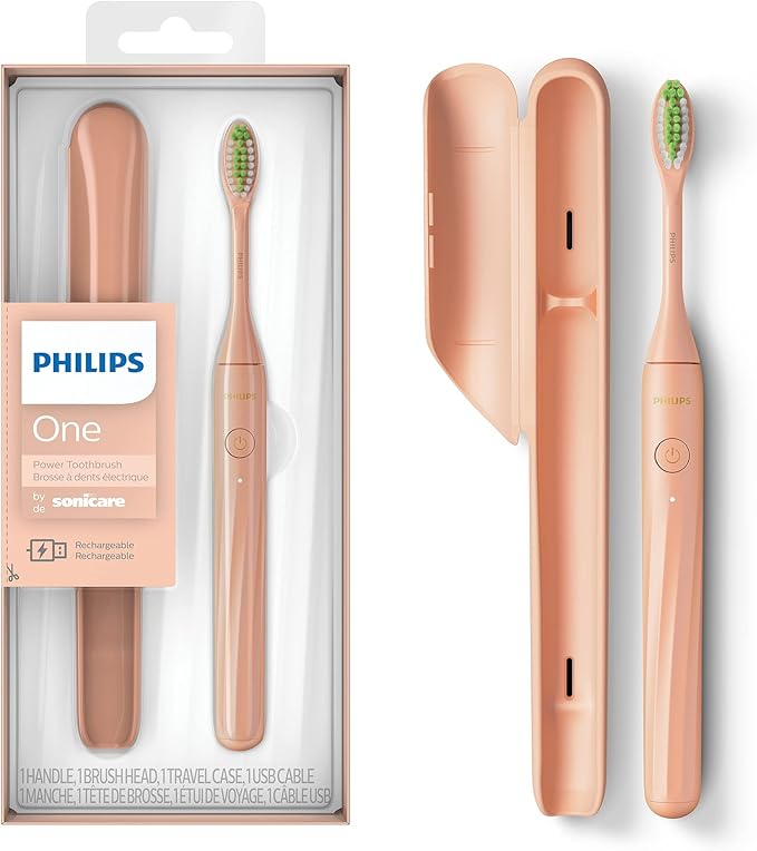 Philips Sonicare One by Sonicare Rechargeable Toothbrush, Shimmer, HY1200/25