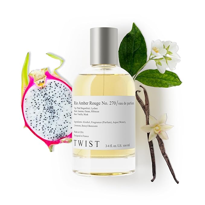 Twist Gooey Dates No. 25 - Inspired by L. Sticky Dates, Long-Lasting Perfume for Women & Men, Vegan, Clean Ingredients, Date Syrup & Vanilla Fragrance – Spray 100 ml | 3.4 fl. oz.