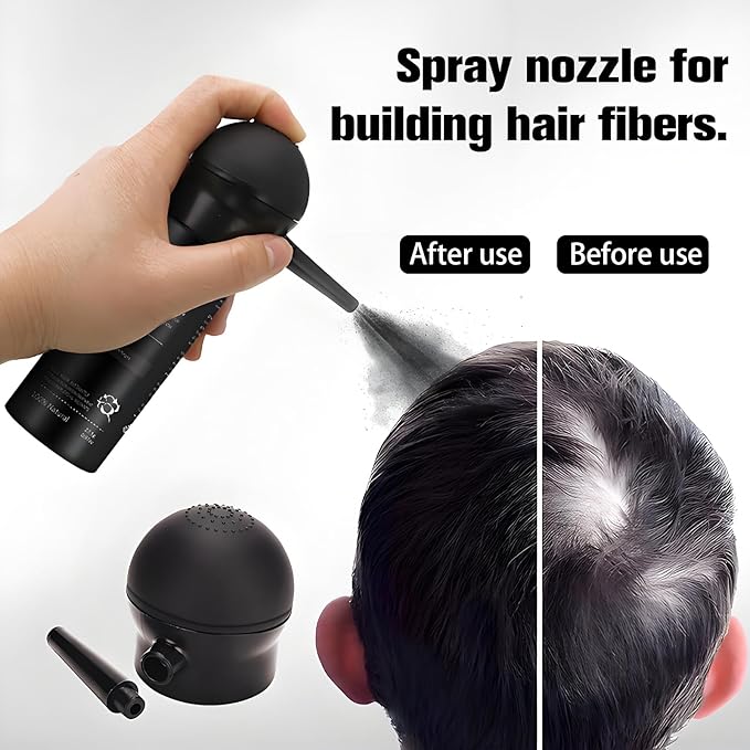 Hair Fiber Spray Applicator – Applicator Pump Nozzle for Hair Building Fiber Bottle，1 Applicator