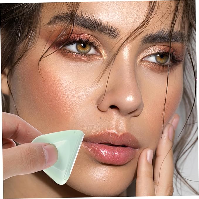 2-Pack Eyebrow Razors for Women Mini Triangle Face Shaver Hair Remover for Eyebrows and Facial Hair