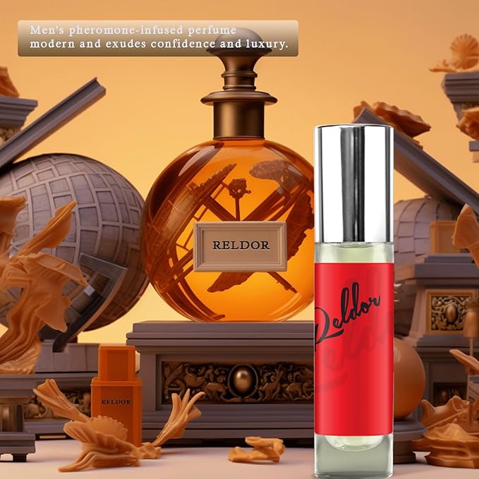 Pheromone Cologne for Men Roll On - Original Pheromones Perfume Oil Elixir - Midnight 10ml Travel Size Fragrance for Him | Confidence Boosting Daily Wear Gift for Mens