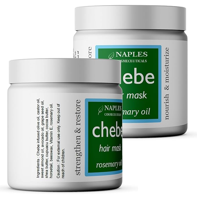 Chebe Hair Mask Hair Butter Serum Conditioner with Chebe Powder Rosemary Oil for Thickening Strengthening Growth For All Hair Types Made in USA