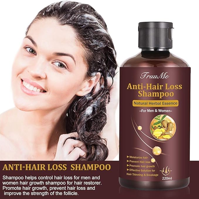 Hair Thickening Shampoo, Natural & Organic Herb Shampoo for Hair Regrowth Faster, Prevent Hair Loss, Suitable for All Hair Types, Unisex, 0.0353 Fl Oz