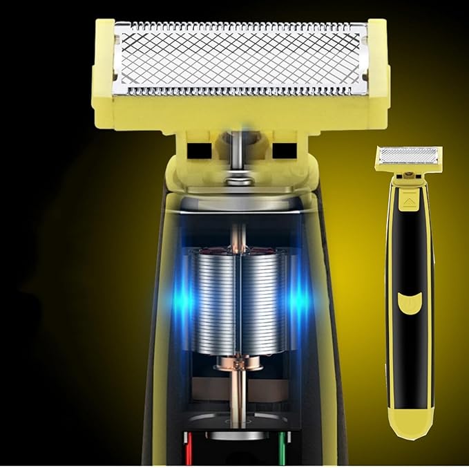 Wet and Dry Electric Shaver Cleaner, Electric Razor for Men, Rechargeable Wet & Dry Shaver, Non-Slip, Durable, Fast Shaving (1PC)-Model #4