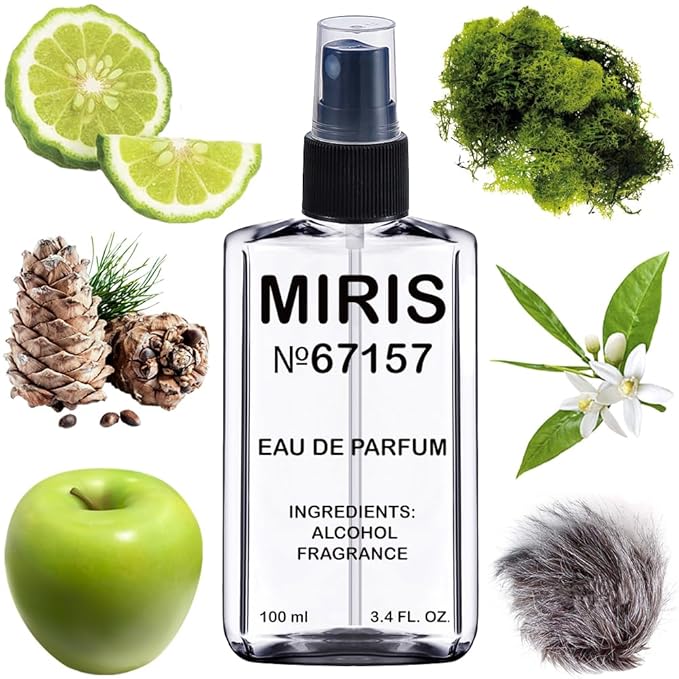MIRIS No. 67157, Inspired by Greenley, Long-Lasting Unisex Eau de Parfum for Women & Men, Spray 3.4 Fl Oz / 100 ml