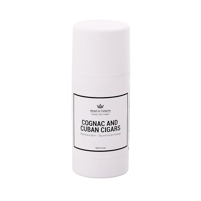 HENRI ET VICTORIA After Shave Balm for Men | Post Shave Balm - | Made by Skilled Artisans | Prevents and Cures Razor Burns | 3,4 oz
