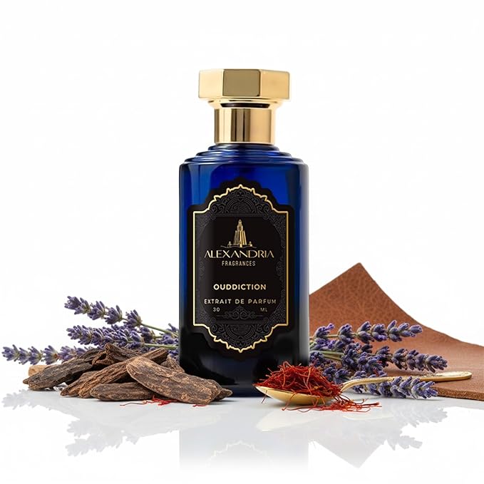 Alexandria Fragrances Ouddiction Perfume - Premium Parfum with Rich Oud and Leather Notes - Long Lasting Eau de Parfum for Men and Women - Luxury Men’s Cologne for Every Occasion - 30ml