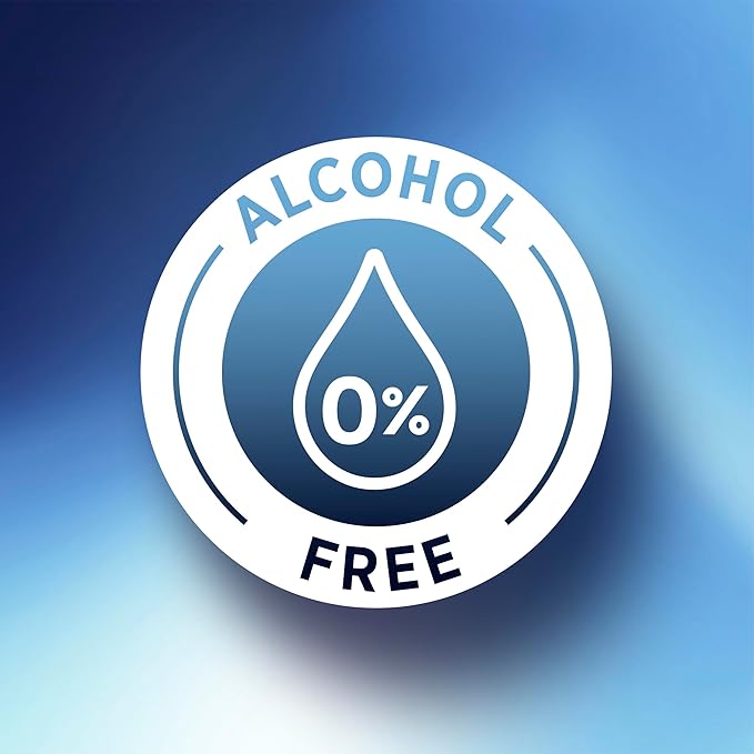 Crest 3D White Glamorous White Alcohol Free Multi-Care Whitening Mouthwash, Hydrogen Peroxide Mouthwash, Arctic Mint, 16 fl oz (473 mL) - Pack of 4, Crest Mouthwash