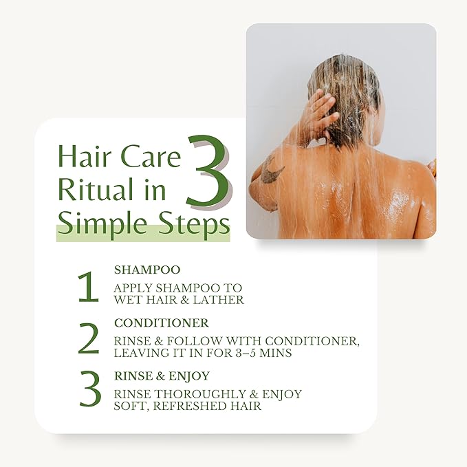 Tea Tree Oil Shampoo and Conditioner Set, Deep Cleansing for Buildup & Oily Scalp, Soothes Itchy Scalp & Refreshes Hair, Sulfate Free, Women & Men, 16 fl oz Each
