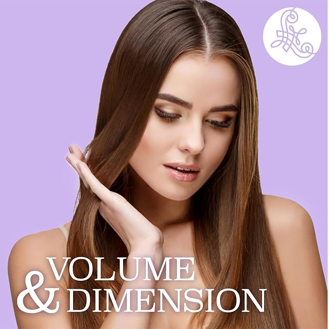 Luseta Biotin Shampoo and Conditioner for Hair - Thickening Shampoo for Thinning Hair- Infused with Argan Oil to Damaged Dry Hair - Sulfate Free Paraben Free-2 x 16.9 fl oz