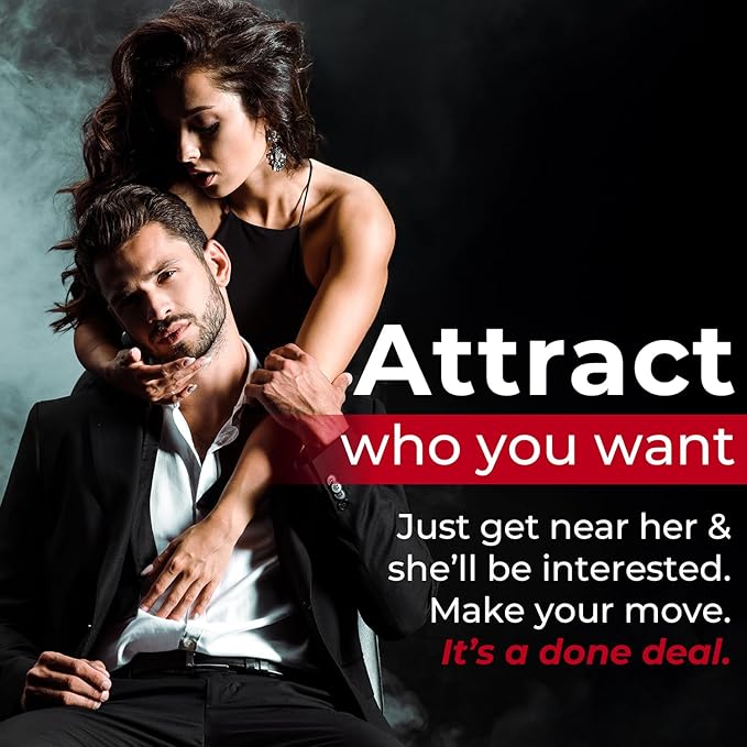 AlphaMale Pheromones Cologne for Men to Attract Women - High Concentration Pheromones for Men with a Long-Lasting Masculine Scent in a Travel-Friendly Roll-On Bottle Made in The USA