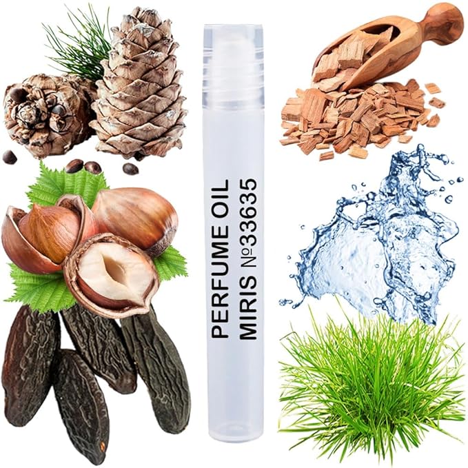 MIRIS No. 33635, Inspired by Aqua Ken Pour Homme, Long-Lasting Perfume Oil for Men Roll-On, Rollerball 0.34 Fl Oz / 10 ml