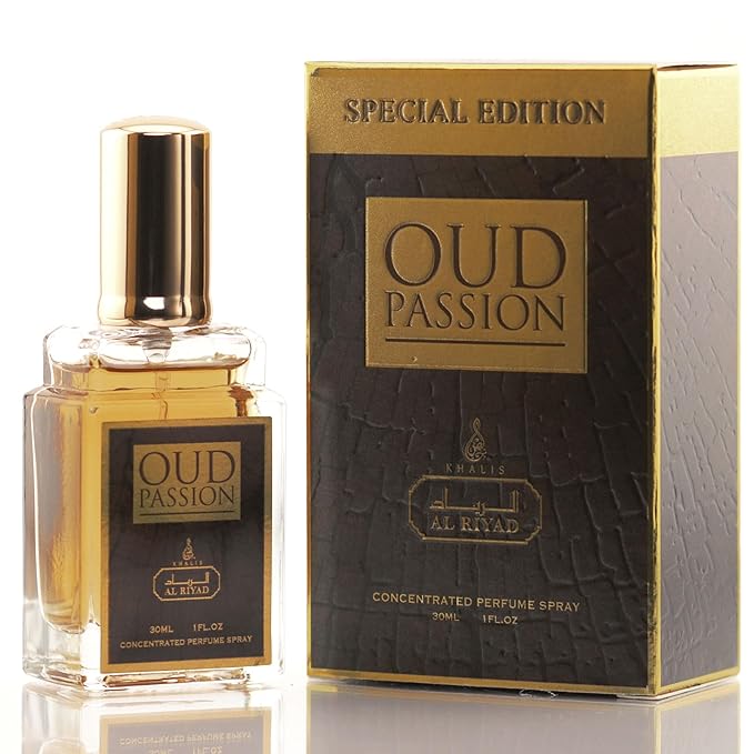 Maison d'Orient OUD PASSION 30 mL Special Edition Travel Perfume; Oud Wood, Incense Cologne w/Pepper Notes; Perfumes Para Mujeres y Hombres - Men & Women's Fragrances