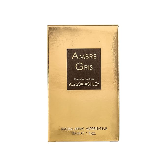 Alyssa Ashley Ambre Gris - Vanilla Perfume for Women - Elegant Women Fragrances - Exquisite Vanilla, Long Lasting Sensual Notes - 1 oz EDP Spray