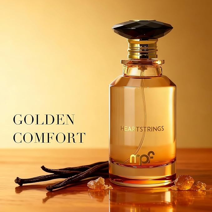 Heartstrings Unisex Eau de Parfum 100ml Bergamot Ginger Cologne Style Fragrance Long Lasting Sandalwood Amberwood Scent Perfume Gift for Men Women