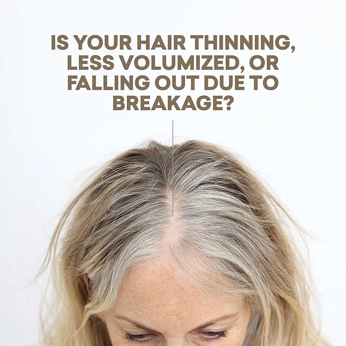 Protein & Vitamin Hair Treatment | Hair Growth & Thickening Solution | Hair Loss Prevention for Men and Women | Nourishing Treatment for Dry, Damaged Hair | Just Nutritive 4 Oz