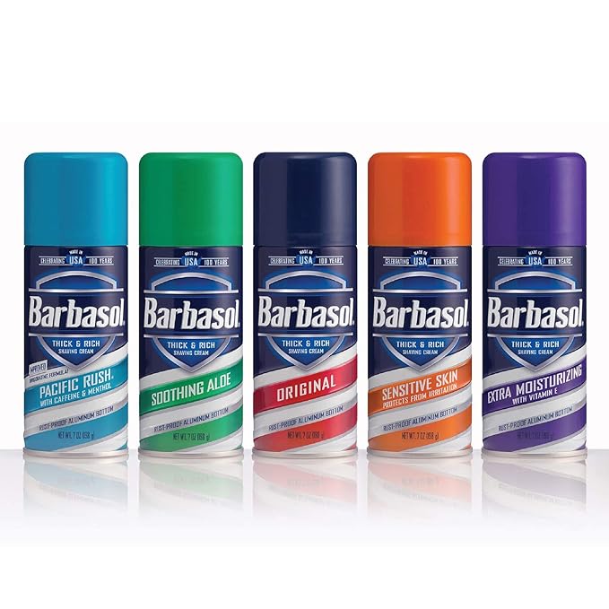 Barbasol Shave Cream 7 Ounce (Original, Pack of 3)